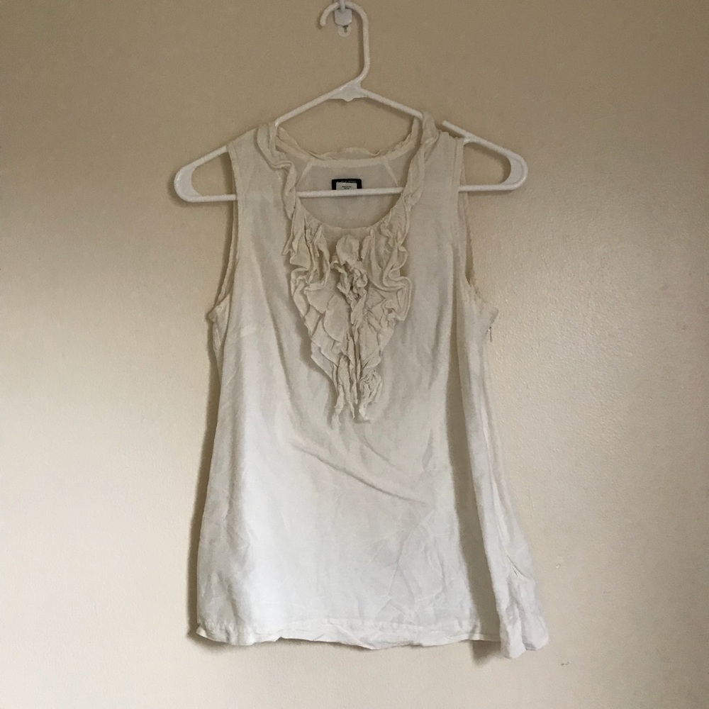J Crew White Tank
